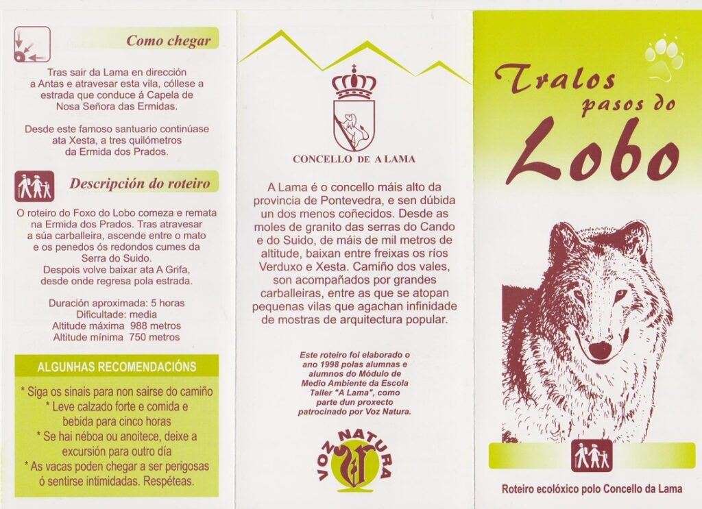 Ruta Tralos Pasos do Lobo en A Lama