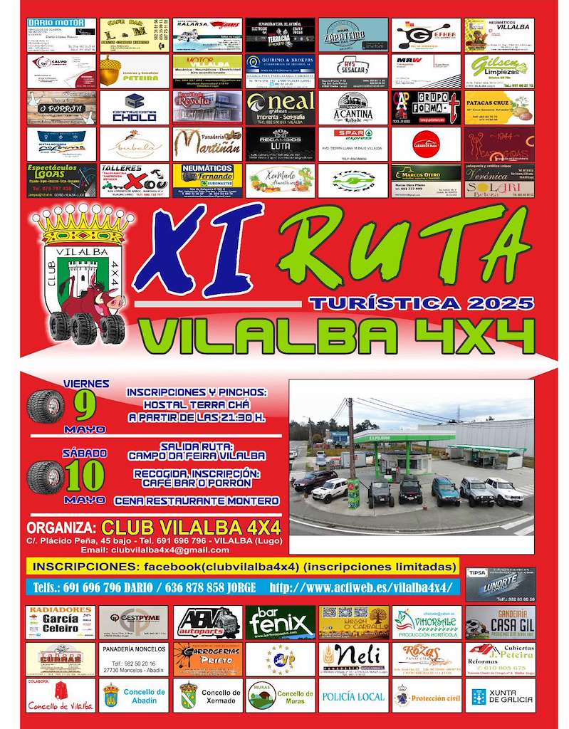 XI Ruta Turística 4x4 en Vilalba