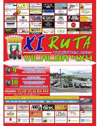 Fechas, información, programa, cartel, imágenes, mapa y ubicación de XI Ruta Turística 4x4  en  Vilalba
