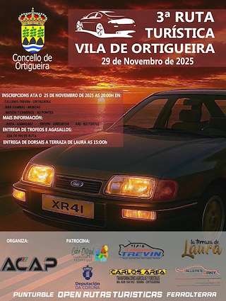 Fechas, información, programa, cartel, imágenes, mapa y ubicación de III Ruta Turística Vila de Ortigueira (2025)