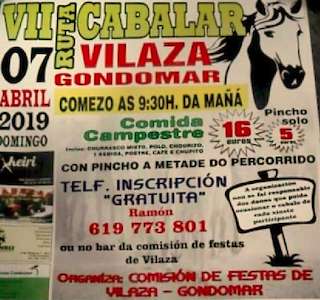 XII Ruta Cabalar de Vilaza  en Gondomar