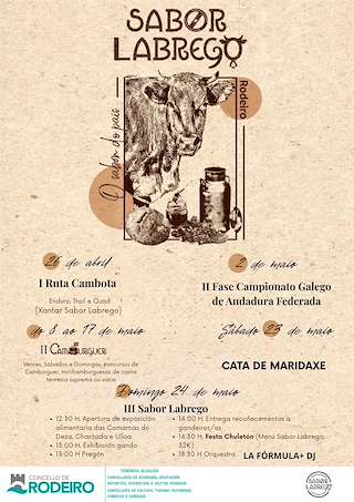 Fechas, información, programa, cartel, imágenes, mapa y ubicación de III Sabor Labrego (2026)  en  Rodeiro