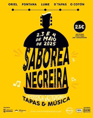 Fechas, información, programa, cartel, imágenes, mapa y ubicación de Saborea Negreira
