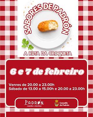 Fechas, información, programa, cartel, imágenes, mapa y ubicación de Sabores de Padrón A Ruta da Croqueta (2026)