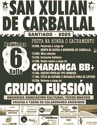 Fechas, información, programa, cartel, imágenes, mapa y ubicación de Sacramento de Carballal  en  Santiago de Compostela