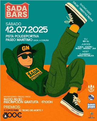Fechas, información, programa, cartel, imágenes, mapa y ubicación de Sada Bars - Batalla Freestyle