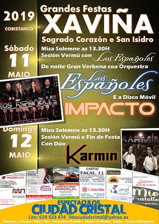 Sagrado Corazón de Jesús e San Isidro de Xaviña en Coristanco