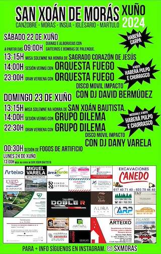 Sagrado Corazón de Jesús y San Xoán Bautista de Morás en Arteixo