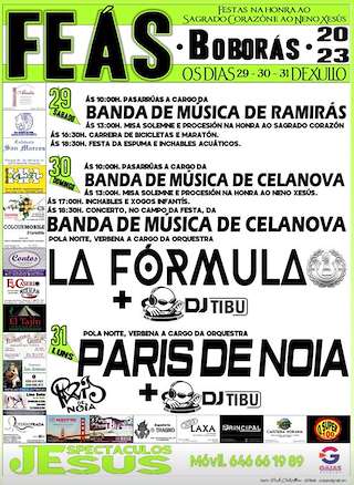 Sagrado Corazón e Neno Xesús de Feás en Boborás