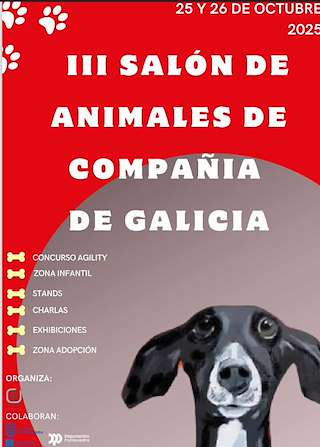 Fechas, información, programa, cartel, imágenes, mapa y ubicación de III Salón de Animales de Compañía de Galicia (2025)  en  Pontevedra