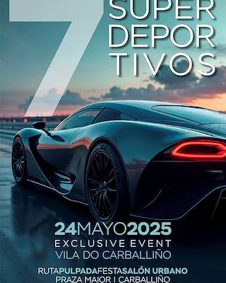 Fechas, información, programa, cartel, imágenes, mapa y ubicación de VII Salón Superdeportivos  en  O Carballiño