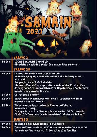 Samaín de Campelo  en Poio