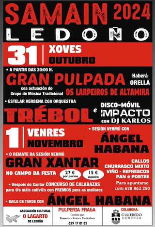 Samaín de Ledoño en Culleredo