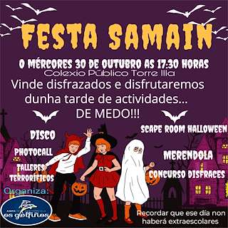 Samaín de Os Golfiños en Illa de Arousa