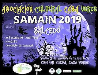 Samaín da Asociación Cultural Casa Verde de Salcedo (2025) en Pontevedra