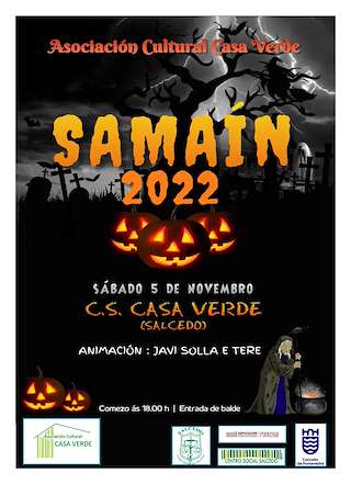 Samaín da Asociación Cultural Casa Verde de Salcedo (2025) en Pontevedra