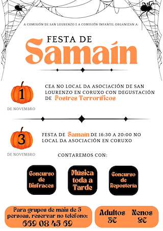 Samaín e Magosto de San Lourenzo de Coruxo en Vigo