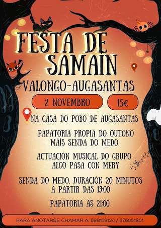 Samaín de Valongo e Augasantas (2025) en Cerdedo-Cotobade