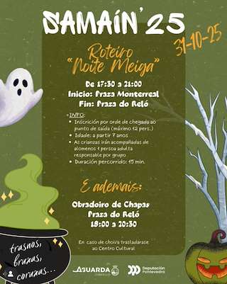 Fechas, información, programa, cartel, imágenes, mapa y ubicación de Samaín  (2025)  en  A Guarda