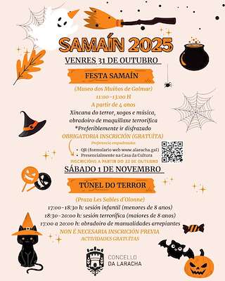 Fechas, información, programa, cartel, imágenes, mapa y ubicación de Samaín  en  A Laracha