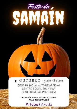 Fechas, información, programa, cartel, imágenes, mapa y ubicación de Samaín (2025)  en  Arteixo