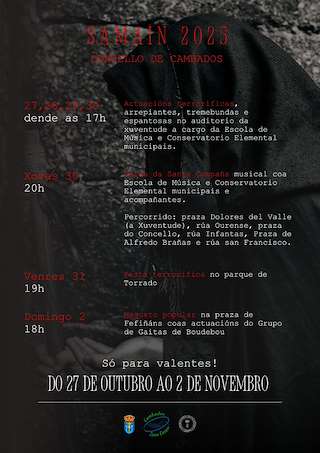 Fechas, información, programa, cartel, imágenes, mapa y ubicación de Samaín (2025)  en  Cambados