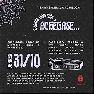 Fechas, información, programa, cartel, imágenes, mapa y ubicación de Samaín  (2025)  en  Corcubión