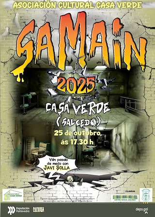 Fechas, información, programa, cartel, imágenes, mapa y ubicación de Samaín da Asociación Cultural Casa Verde de Salcedo (2025)  en  Pontevedra