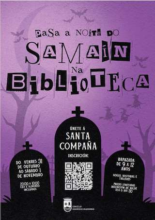 Fechas, información, programa, cartel, imágenes, mapa y ubicación de Samaín da Biblioteca (2025)  en  O Barco de Valdeorras