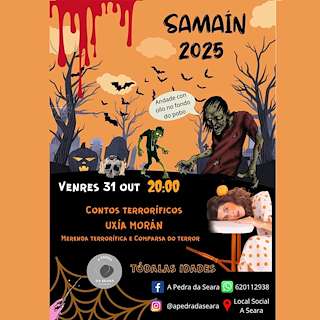 Fechas, información, programa, cartel, imágenes, mapa y ubicación de Samaín de A Pedra da Seara  (2025)  en  Cartelle