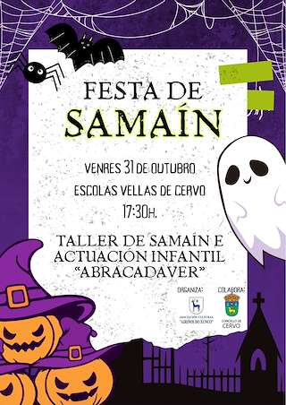 Fechas, información, programa, cartel, imágenes, mapa y ubicación de Samaín de Airiños do Xunco (2025)  en  Cervo