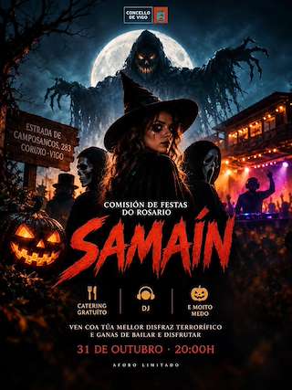 Fechas, información, programa, cartel, imágenes, mapa y ubicación de Samaín de Comesaña (2026)  en  Vigo