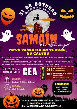 Fechas, información, programa, cartel, imágenes, mapa y ubicación de Samain de Herville (2025)  en  Mos