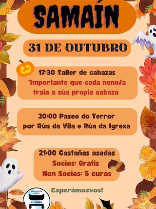 Fechas, información, programa, cartel, imágenes, mapa y ubicación de Samaín de Iñás  (2025)  en  Oleiros