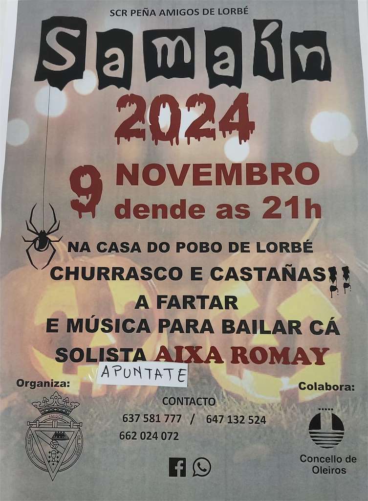 Samaín de Lorbé  en Oleiros