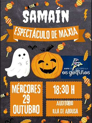 Fechas, información, programa, cartel, imágenes, mapa y ubicación de Samaín de Os Golfiños  en  A Illa de Arousa