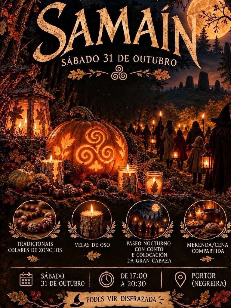 Samaín de Portor (2026) en Negreira