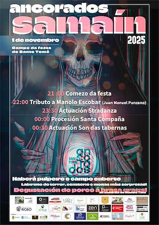 Fechas, información, programa, cartel, imágenes, mapa y ubicación de Samaín de San Tomé de Ancorados (2025)  en  A Estrada