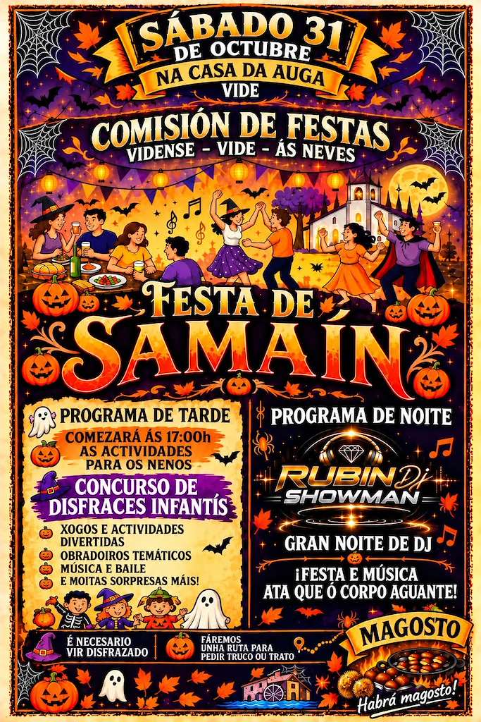 Samaín de Vide (2026) en As Neves