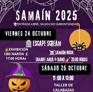 Fechas, información, programa, cartel, imágenes, mapa y ubicación de Samaín do Centro Comercial (2025)  en  Narón