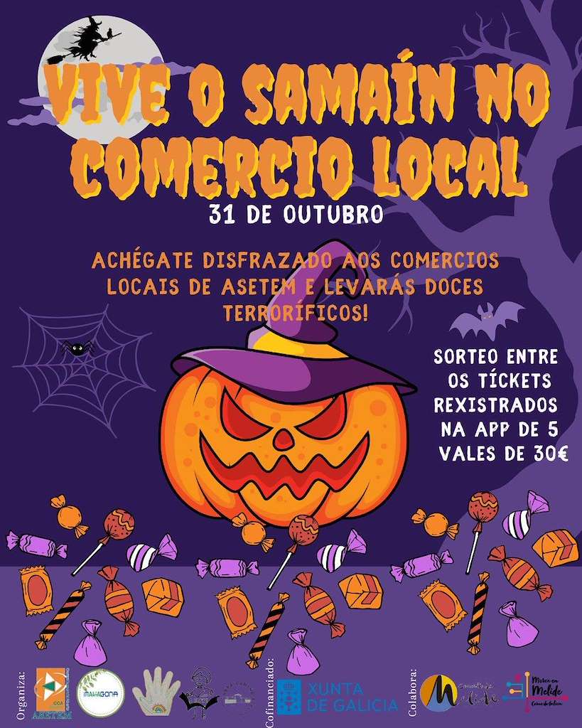Samaín do Comercio Local  en Melide