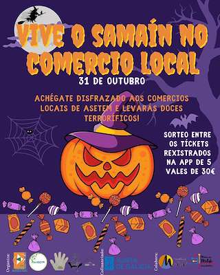 Fechas, información, programa, cartel, imágenes, mapa y ubicación de Samaín do Comercio Local  (2025)  en  Melide