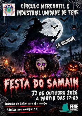 Fechas, información, programa, cartel, imágenes, mapa y ubicación de Samaín do CMI (2026)  en  Fene