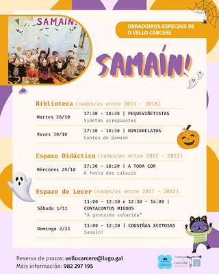 Fechas, información, programa, cartel, imágenes, mapa y ubicación de Samaín do Vello Cárcere (2025)  en  Lugo