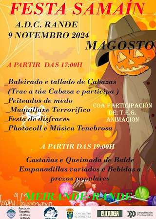 Fechas, información, programa, cartel, imágenes, mapa y ubicación de Samaín e Magosto de Meirande  en  Redondela