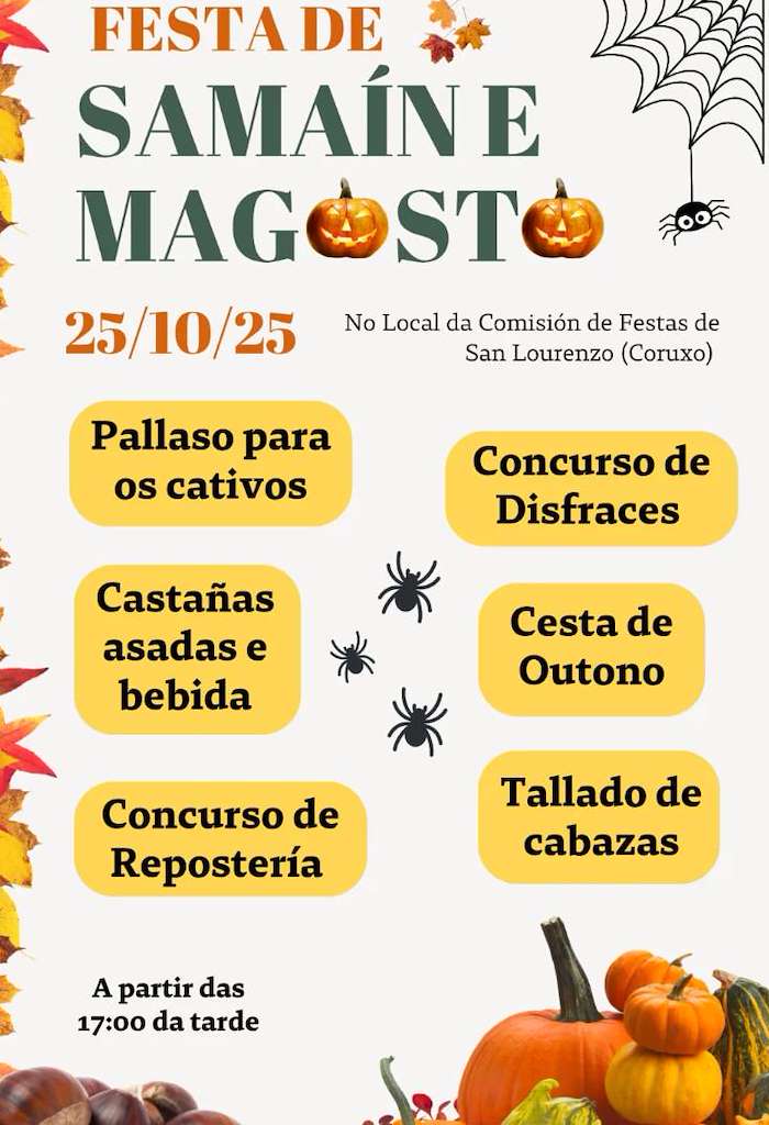Samaín e  Magosto de San Lourenzo de Coruxo en Vigo