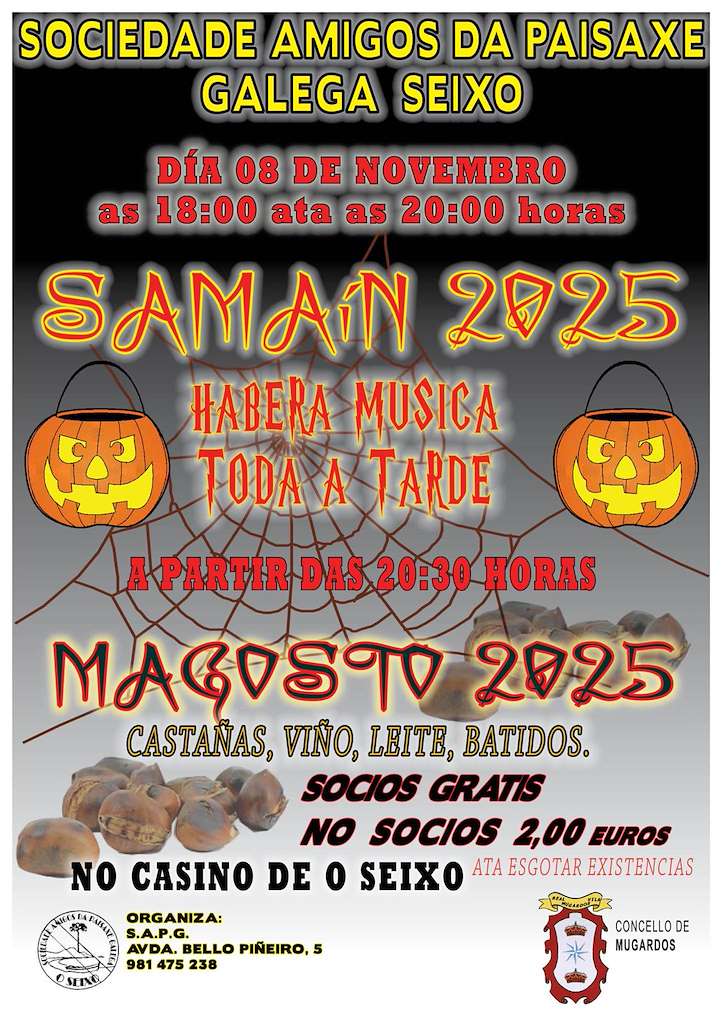 Samaín e Magosto do Casino do Seixo  en Mugardos