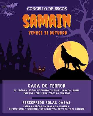 Fechas, información, programa, cartel, imágenes, mapa y ubicación de Samaín (2025)  en  Esgos