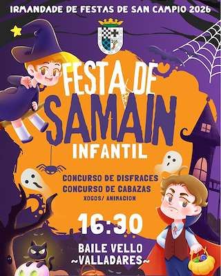 Fechas, información, programa, cartel, imágenes, mapa y ubicación de Samaín Infantil de San Campio de Valladares  (2025)  en  Vigo