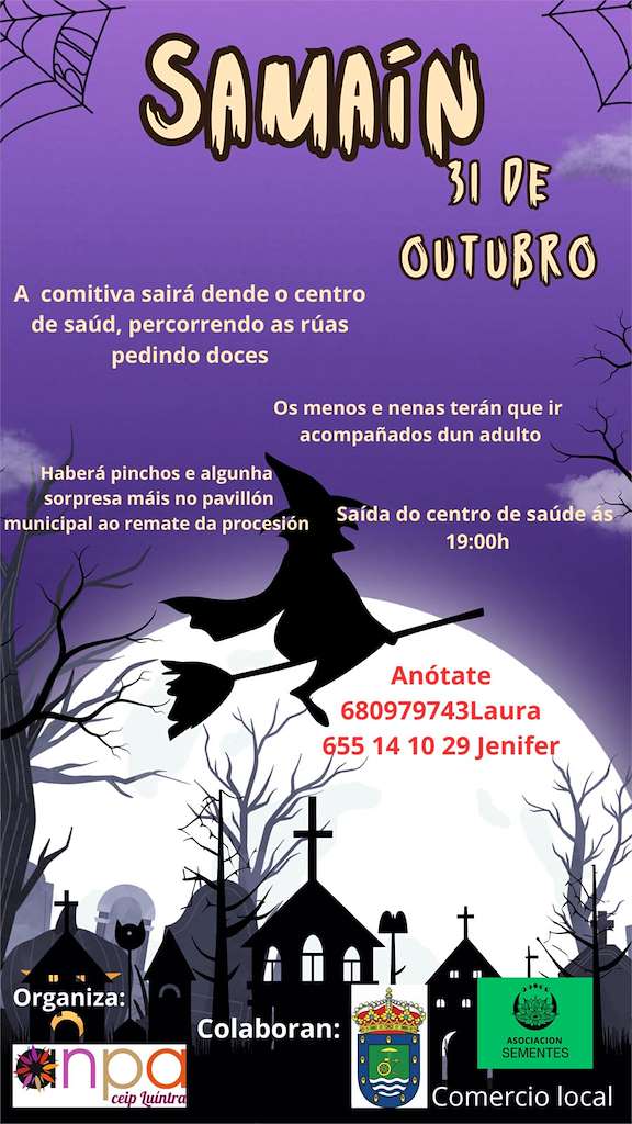Samaín Infantil do ANPA de Luíntra en Nogueira de Ramuín